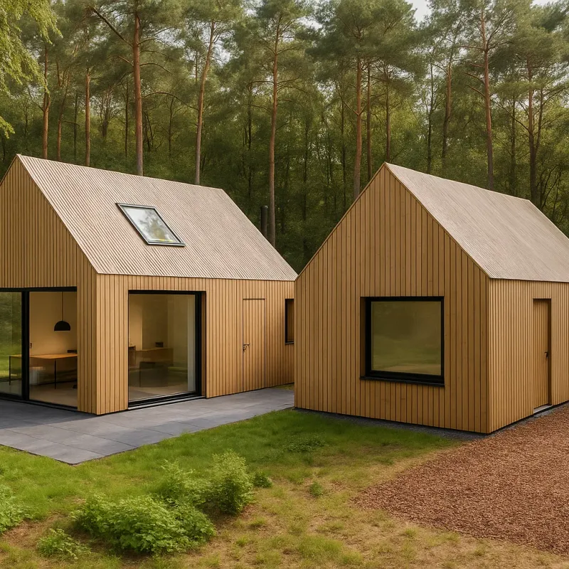 Solis V4 modern glass villa exterior